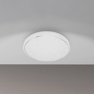 Briloner LED plafondlamp Star, wit, sterrendecor, CCT, dimbaar