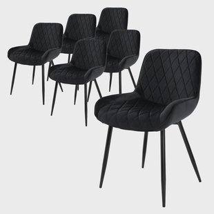 Eetkamerstoel Diadema velvet set van 6 |