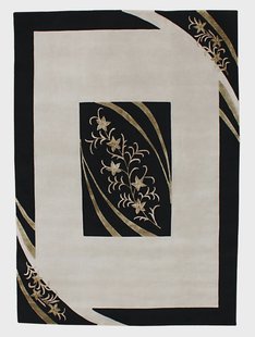 Rezas - Young A. C. - Ziggy, Black White (Beige) - 60x90