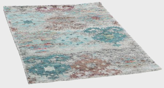 Rezas - Sari Silk - TX 3424, Blue (Multicolor) - 140x200