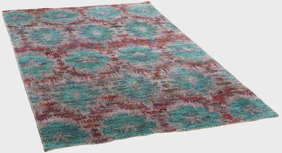 Rezas - Sari Silk - TX 3420, Multicolour (Blue) - 200x300