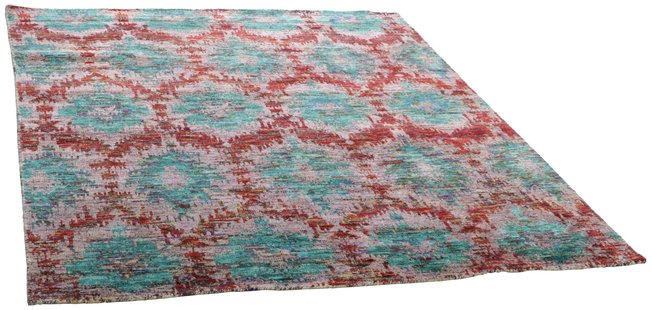 Rezas - Sari Silk - TX 3420, Multicolour (Blue) - 250x300