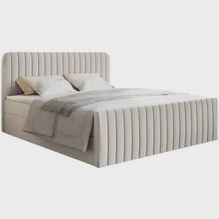 NADUVI Collection Boxspring Adrien chenille met opbergvak 160x200