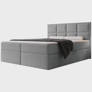 NADUVI Collection Boxspring Antonia velvet met opbergvak 180x200
