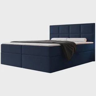 NADUVI Collection Boxspring Antonia velvet met opbergvak 140x200