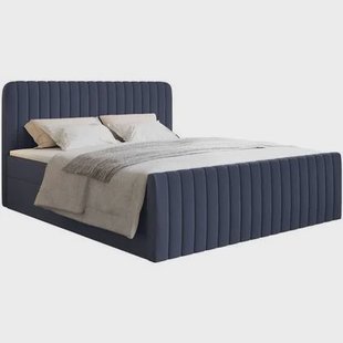 NADUVI Collection Boxspring Adrien chenille met opbergvak 140x200