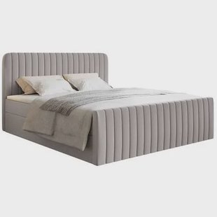 NADUVI Collection Boxspring Adrien chenille met opbergvak 180x200