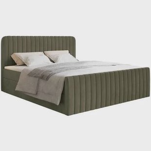 NADUVI Collection Boxspring Adrien velvet met opbergvak 160x200