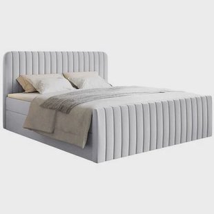 NADUVI Collection Boxspring Adrien chenille met opbergvak 140x200