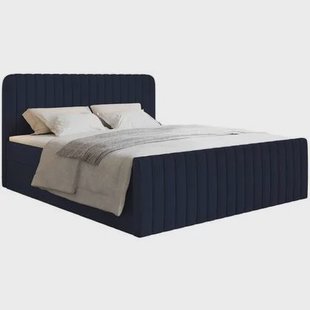 NADUVI Collection Boxspring Adrien velvet met opbergvak 140x200