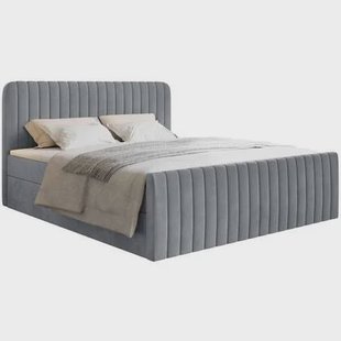 NADUVI Collection Boxspring Adrien velvet met opbergvak 160x200