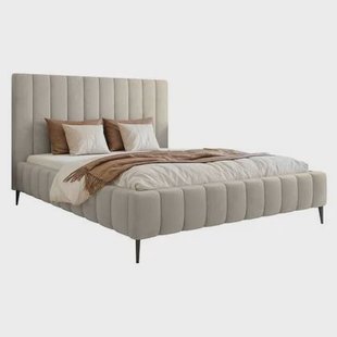 NADUVI Collection Bedframe Flores velvet 180x200 met opbergvak