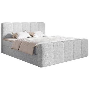 NADUVI Collection Boxspring Chloe 140x200 bouclé met opbergruimte