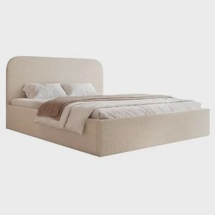 NADUVI Collection Bedframe Fia 140x200 bouclé met opbergvak