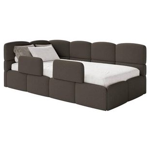 NADUVI Collection Jeugdbed incl matras Chloe links bouclé 90x200 met