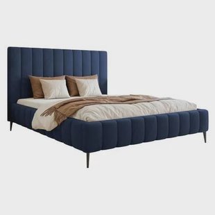 NADUVI Collection Bedframe Flores velvet 160x200 met opbergvak