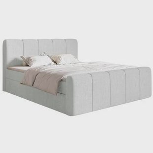 NADUVI Collection Boxspring Chloe 200x200 chenille met opbergruimte