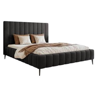 NADUVI Collection Bedframe Flores velvet 140x200 met opbergvak