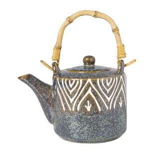 Theepot Nori - blauw/bruin - 600 ml
