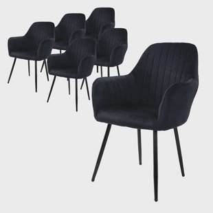 Eetkamerstoel Perrin velvet set van 6 | ML-Design Eetkamerstoel Perrin velvet set van 6 | ML-Design