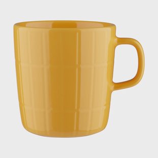 Marimekko Tiiliskivi mok 40 cl Geel