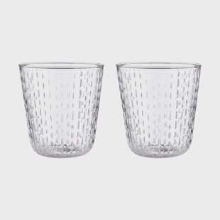 Marimekko Syksy tumbler glas 36 cl 2-pack Clear