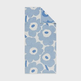 Marimekko Unikko badhanddoek 70x150 cm Blauw