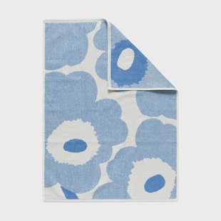 Marimekko Unikko handdoek 50x70 cm Blauw