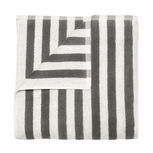 Blomus Arto Badlaken Met Dikke Strepen 70x140 Moonbeam/Magnet