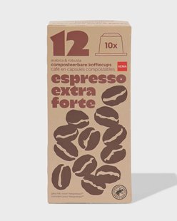 HEMA Composteerbare Cups Extra Forte - 10 Stuks HEMA Composteerbare Cups Extra Forte - 10 Stuks