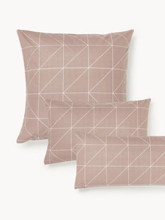 Katoenen kussensloop Marla met patroon