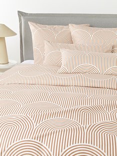 Katoenen dekbedovertrek Arcs