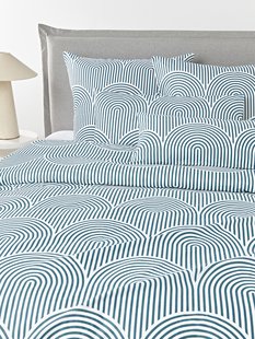 Katoenen dekbedovertrek Arcs