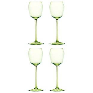 Serax Billie By Ann Demeulemeester Witte Wijnglazen Set Van 4 Groen