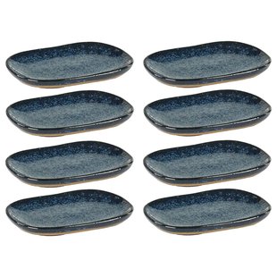 Serax La Nouvelle Table By Merci Gebaksbordje 6,5x9,8 Set Van 8 Blue/Grey