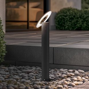Arcchio LED tuinpadverlichting Tovio, antraciet, Ø24cm