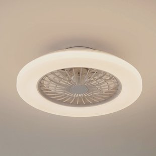 Lindby LED plafondventilator Vedin, DC, stil, Ø 49 cm, CCT