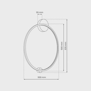 Milagro Lighting LED plafondlamp Saturno, zwart, Ø 50 cm, metaal, 4.000 K
