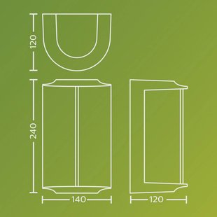 Philips LED buiten wandlamp Reese UE, antraciet, aluminium, IP44