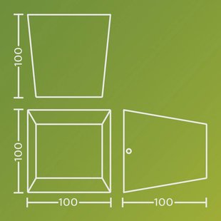 Philips LED buiten wandlamp Alix UE, antraciet, aluminium, IP44