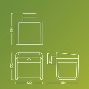 Philips LED buiten wandlamp Ezra UE, kunststof, IP44