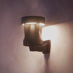 Philips LED buiten wandlamp Avery, zwart, IP44