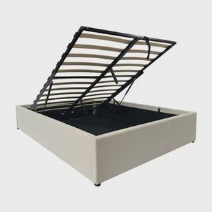 Calicosy - Bed met opbergruimte Romy - 204 cm - Beige