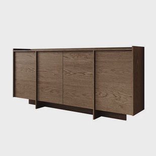 Meubella - Dressoir Jaxon - Donker eiken - 200 cm