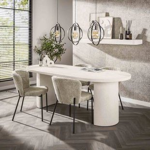 Davidi Design Arch Stone Eettafel 215 cm Marmer Composiet Davidi Design Arch Stone Eettafel 215 cm Marmer Composiet