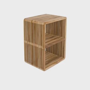 Housecraft Living Djia Kastje| Nachtkastje Teak Hout Middel - Bruin