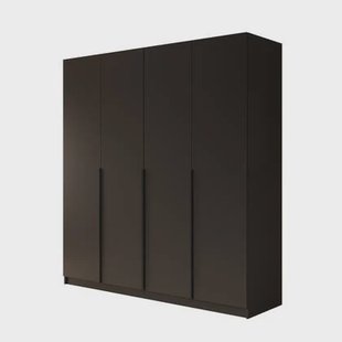 Meubella - Kledingkast Sabre - Zwart - 200 cm