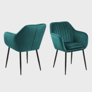Giga Living - Eetkamerstoel Fiska Met Armleuning Bottle Groen Giga Living - Eetkamerstoel Fiska Met Armleuning Bottle Groen