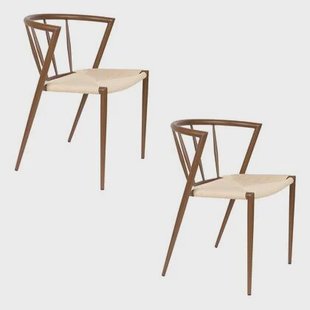 Housecraft Living Che Eetkamerstoelen Bruin - Set van 2