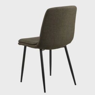 Giga Living - Eetkamerstoel - Groen - Stof - Zithoogte 48cm - Becky - Set van 4